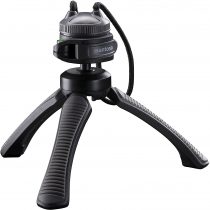 Mantona Kaleido Mini 3-Leg Table and Hand Tripod with Ball Head – 1/4 Inch Connector, Spirit Level and Hands Chlafe Deep Grey (7)