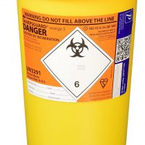 St John Ambulance F78022 Sharps Disposal Bin, 5 L