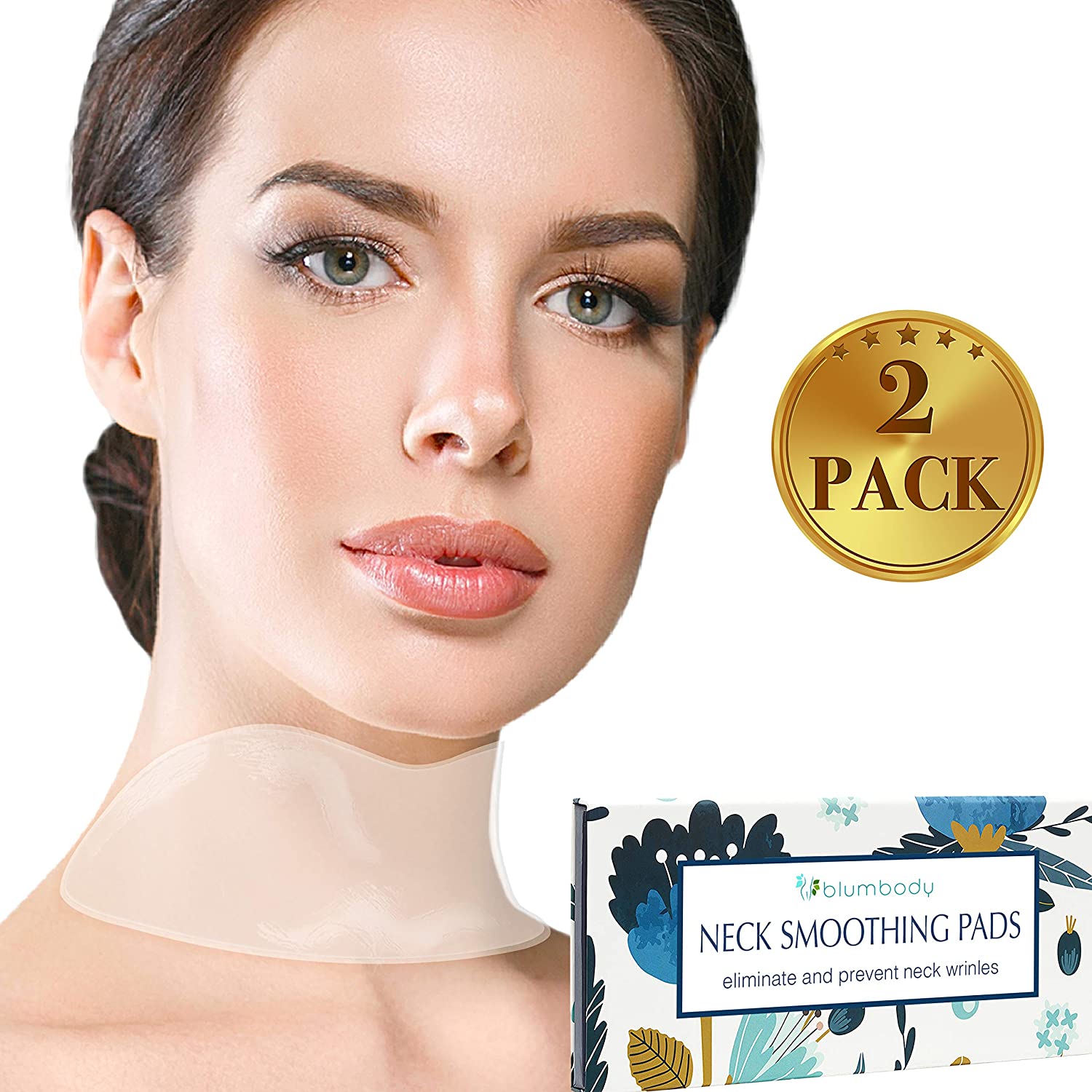 Neck Wrinkle Patches, Advanced Anti Ageing Neck Wrinkle Pads for More Visible Skin Firming & Neck Tightening