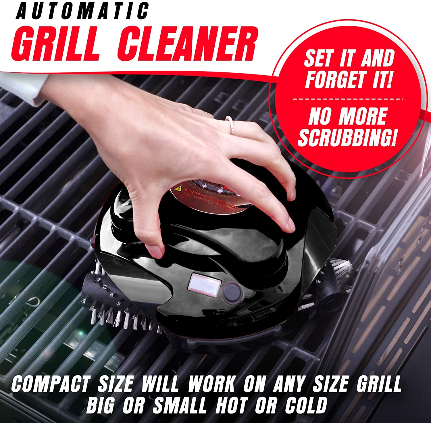 GRILLBOT Automatic Grill Brush for Outdoor Grills - Image 2