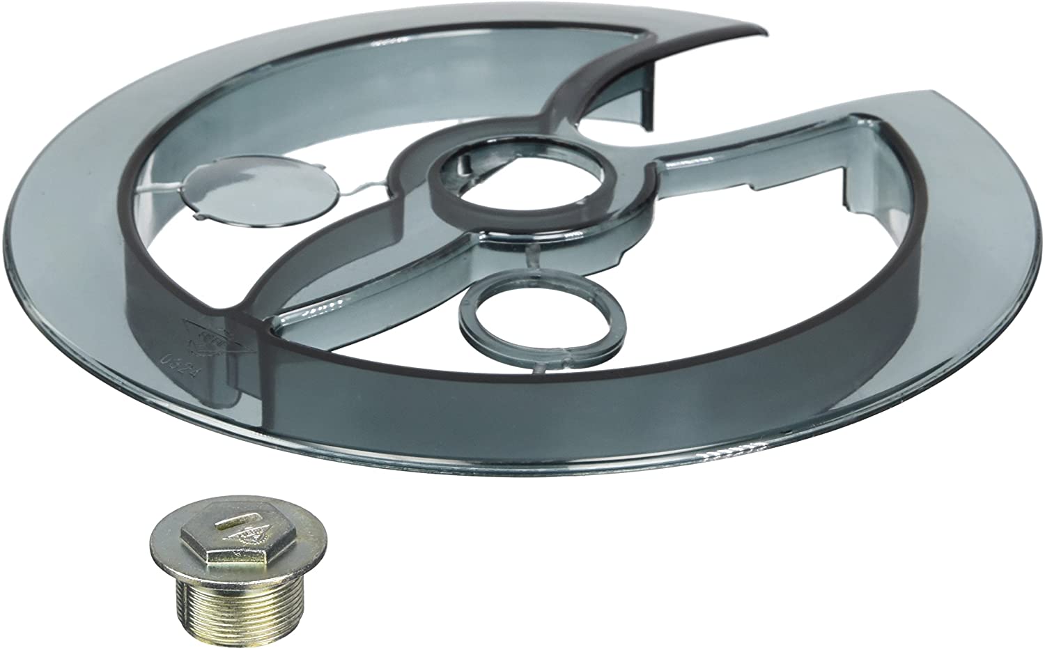 Hebie Chain Guard-2282793500 Chain Guard Black/Transparent 42-44 teeth, W 7.9" x L 7.9" (1 Panels) - Image 2