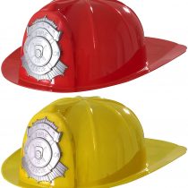 Wowow Toys & Games Kids Toy Fireman Fire Helmet | Role Play Fancy Dress Up Hat Accessory (2 Pack)
