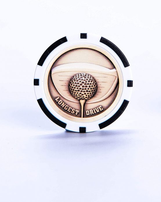Poker Chip Golf Ball Marker Society Prize Nearest the Pin/Longest Drive Father & Son Challenges Small Golf Gift - Image 2