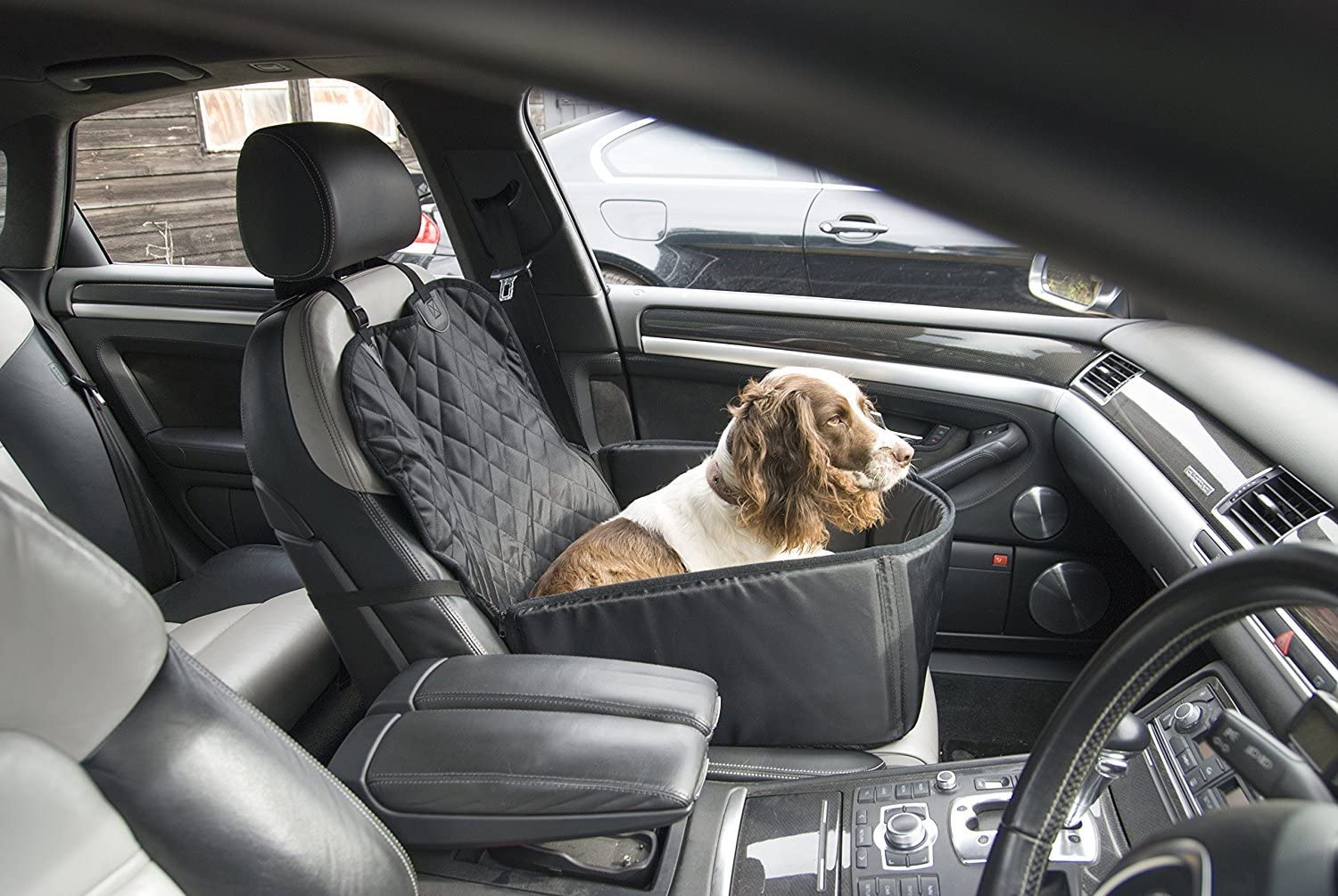 Premium Dog Car Seat Cover Booster 2-in-1 Waterproof, Speedwellstar Quilted, Non-Slip - Image 2