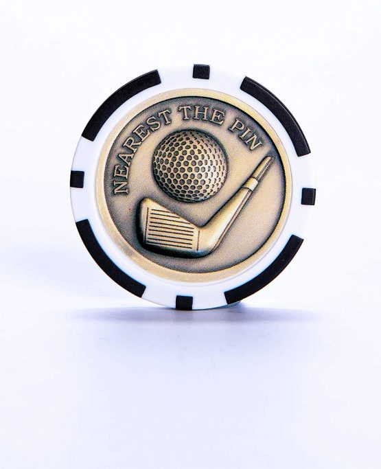 Poker Chip Golf Ball Marker Society Prize Nearest the Pin/Longest Drive Father & Son Challenges Small Golf Gift - Image 3