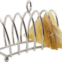 KitchenCraft KCTOAST 6 Slice Toast Rack with Chrome Plated Finish, Metal, 16 x 15 x 7 cm