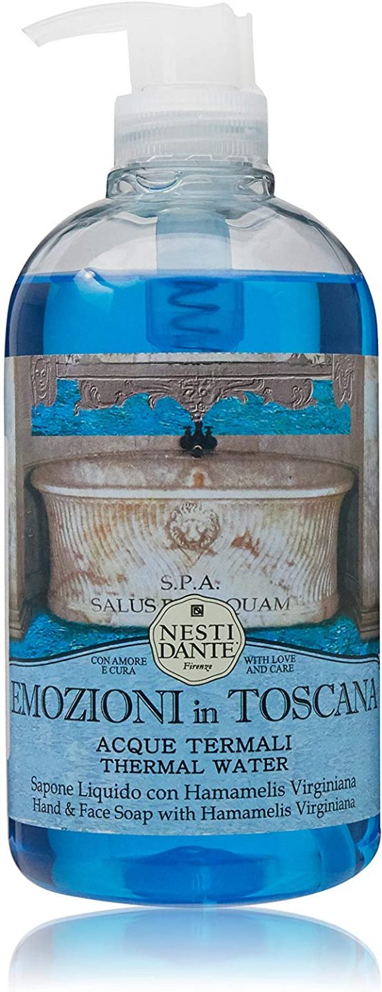 NESTI DANTE Thermal Water Liquid Soap 500 ml, White, (Pack of 1)