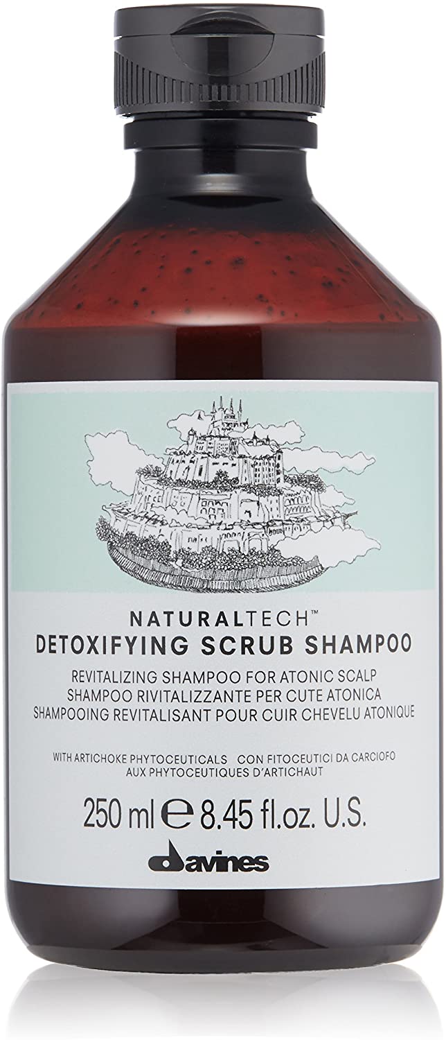 Davines Natural Tech Detoxifying Scrub Shampoo (For Atonic Scalp) 250ml, 250 ml (Pack of 1)