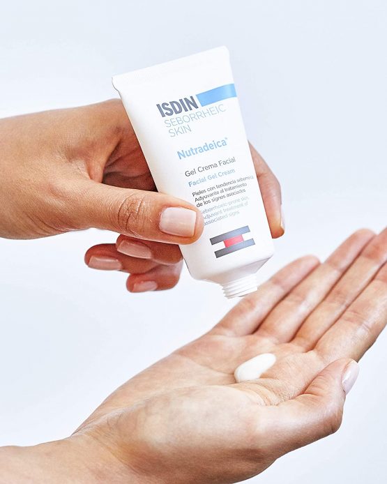 ISDIN Ntradeica Facial Gel Cream 50ml | For Seborrheic Skin | Hydrates, Soothes and Matifies skin - Image 4