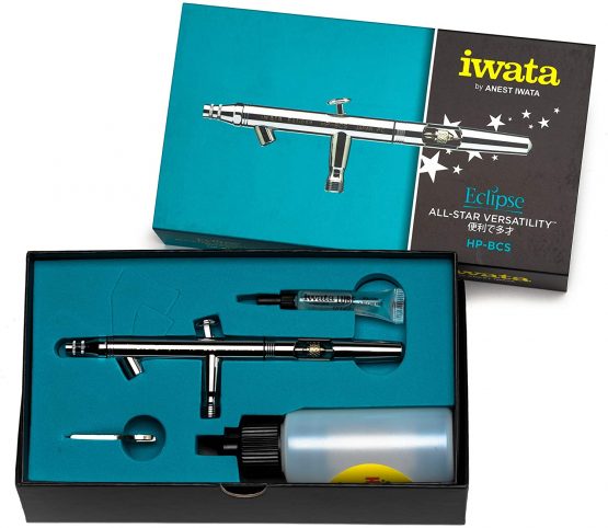 Iwata-Medea Eclipse HP BCS Dual Action Bottle Feed Air Brush ECL 2000 - Image 2