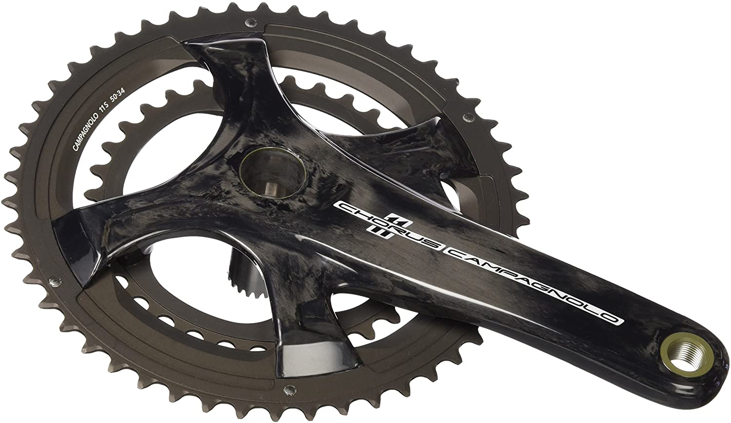 Campagnolo Chorus Carbon CT Ultra Torque 11-Speed 52-36T Chain Set - Black, 175 mm