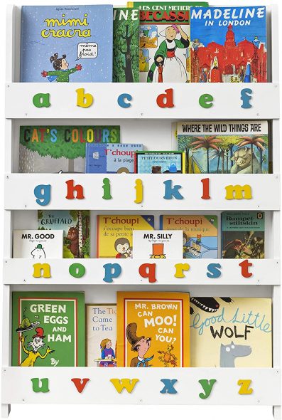 Tidy Books® Childrens Wooden ABC Bookcase (Age 0- 10) Kids ...