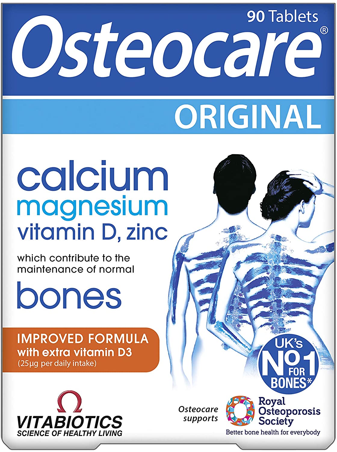 Osteocare Original Bone Health Formula, 0.187 kg, 90 count (Pack of 1)