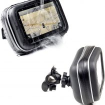 Motorcycle Handlebar Bike Mount Holder With Waterproof Case For TomTom Go Classic 5'' Go Discover 5'' Go Premium 5" Go Basic 5" Essential 5 Inch 5200 520 5100 510 51 Via 53 52 Start 52 GPS Sat Nav