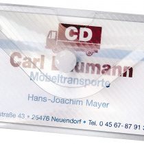 VELOFLEX 2229000 Business Card Holders 100 x 60 mm Transparent Polypropylene for Business Cards or USB Stick Pack of 100