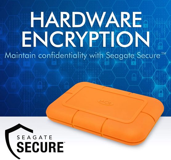 LaCie Rugged SSD 500 GB Solid State Drive : USB-C USB 3.0 Thunderbolt 3, Drop Shock Dust Water Resistant. Works with Mac, iPad and PC Computer Desktop Laptop, 1 Month Adobe CC inc, (STHR500800) - Image 3