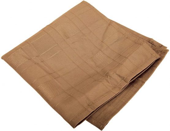 Emma Barclay Table Cloth Chequers 17 x 17 inches Coffee, 100% Polyester, 17x17 (43x43cm), CHEQ1717COF