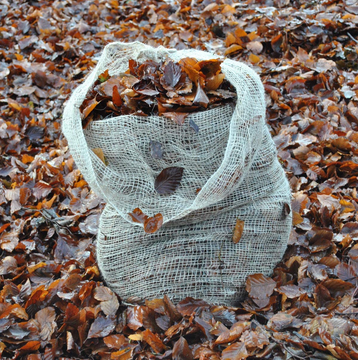 Selections Compostable Leaf Sacks Bags Biodegradable Composter Jute (100 x 80cm) - Pack of 10, 1 count (Pack of 10) - Image 2