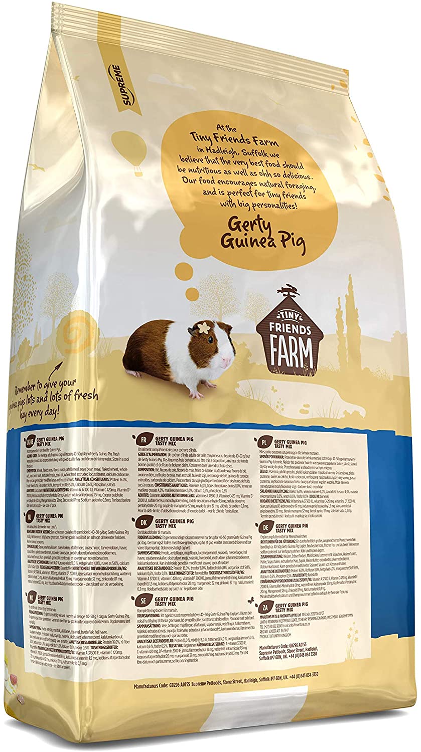 Supreme Tiny Friends farm Gerty Guinea Pig Tasty Mix, 12.5 kg, transparent, 12.5 kg (Pack of 1) - Image 2