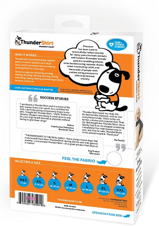 Thundershirt Anxiety Coat for Dog, L, Grey - Image 3