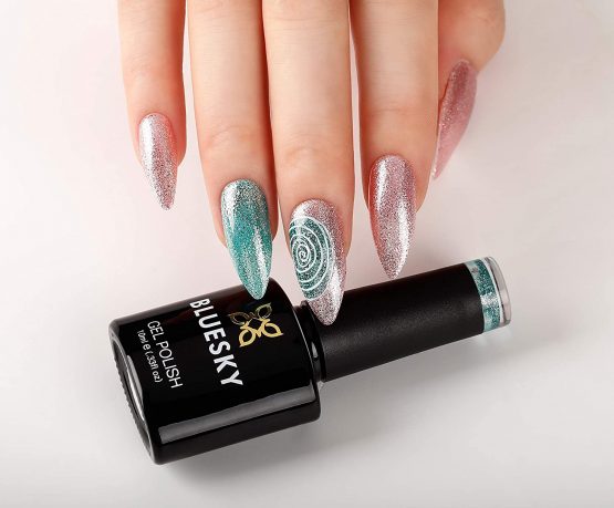 Bluesky UV/LED Gel Soak Off Nail Polish, Platinum 20, You’re a Gem, 10