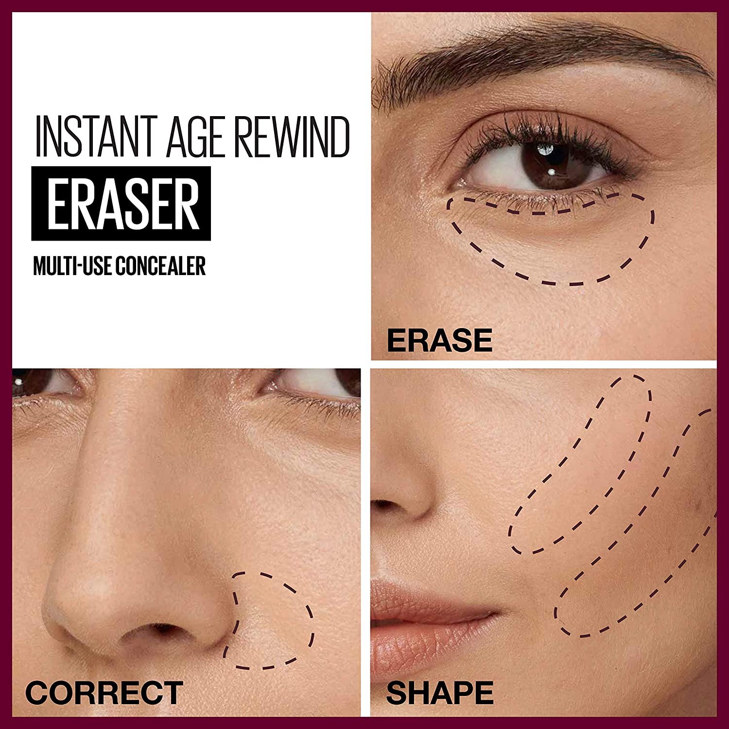 MAYBELLINE Instant Age Rewind Eraser Dark Circles Treatment Concealer 120 Light, Light 120, 5.91 ml (Pack of 1) - Image 3