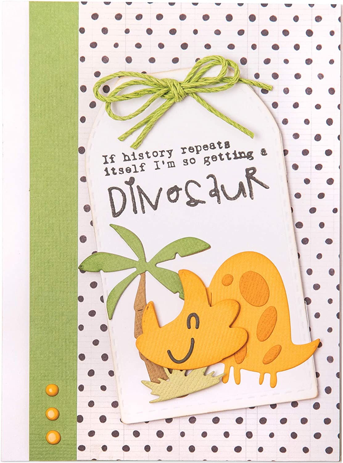 Sizzix Thinlits Die Set 9 Pack 664393 Dinosaurs by Pete Hughes, Paper, Mulitcolour, One Size - Image 3