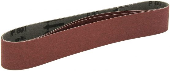 Dewalt DT3351-QZ Grinding Belt, 45 mm Width x 715 mm Length, Grit Size 80 (Pack of 3)