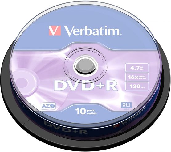 Verbatim 43498 DVD+R 16x Non-Print 10pk - Image 2