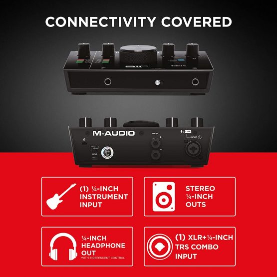 M-Audio AIR 192|4 - 2-In/2-Out USB Audio Interface with Recording Software from ProTools & Ableton Live, Plus Studio-Grade FX & Virtual Instruments - Image 3
