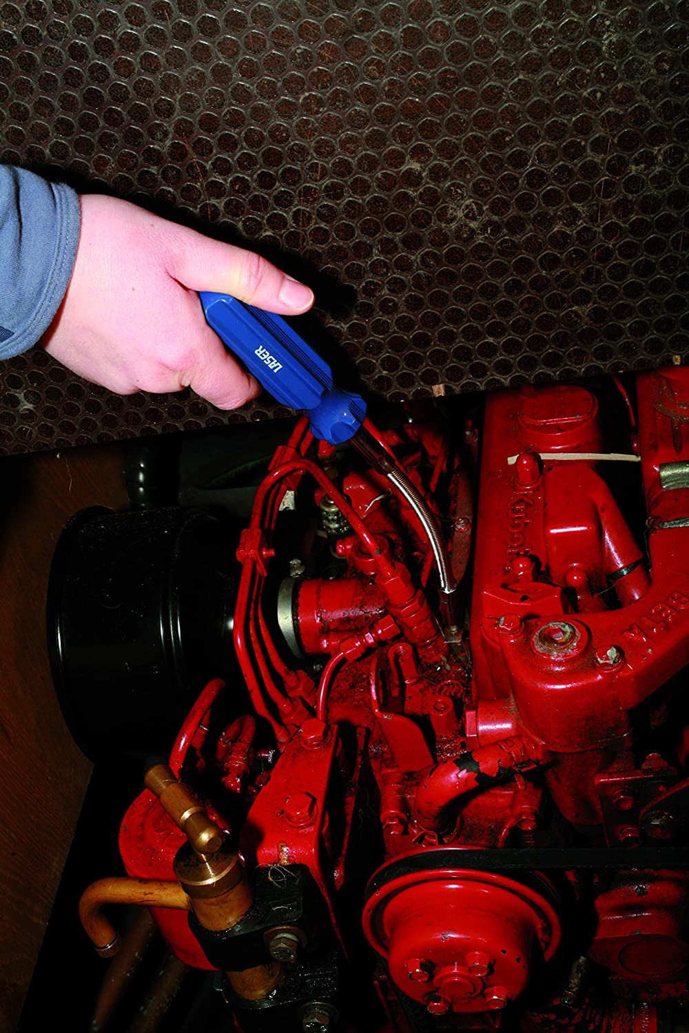 Laser 2162 Hose Clip Driver - 6 & 7 mm Heads, Blue - Image 2