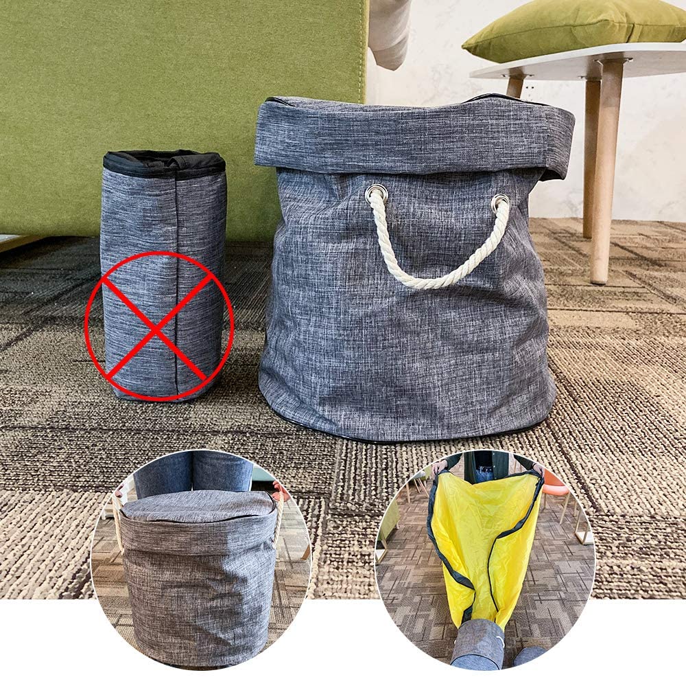 Toy Storage Bag Kids Large Tidy Bag Portable Play Mat Organizer Fast Clean Up Drawstring Bag Children Toys Container Travel Bag (1.5M) - Image 4