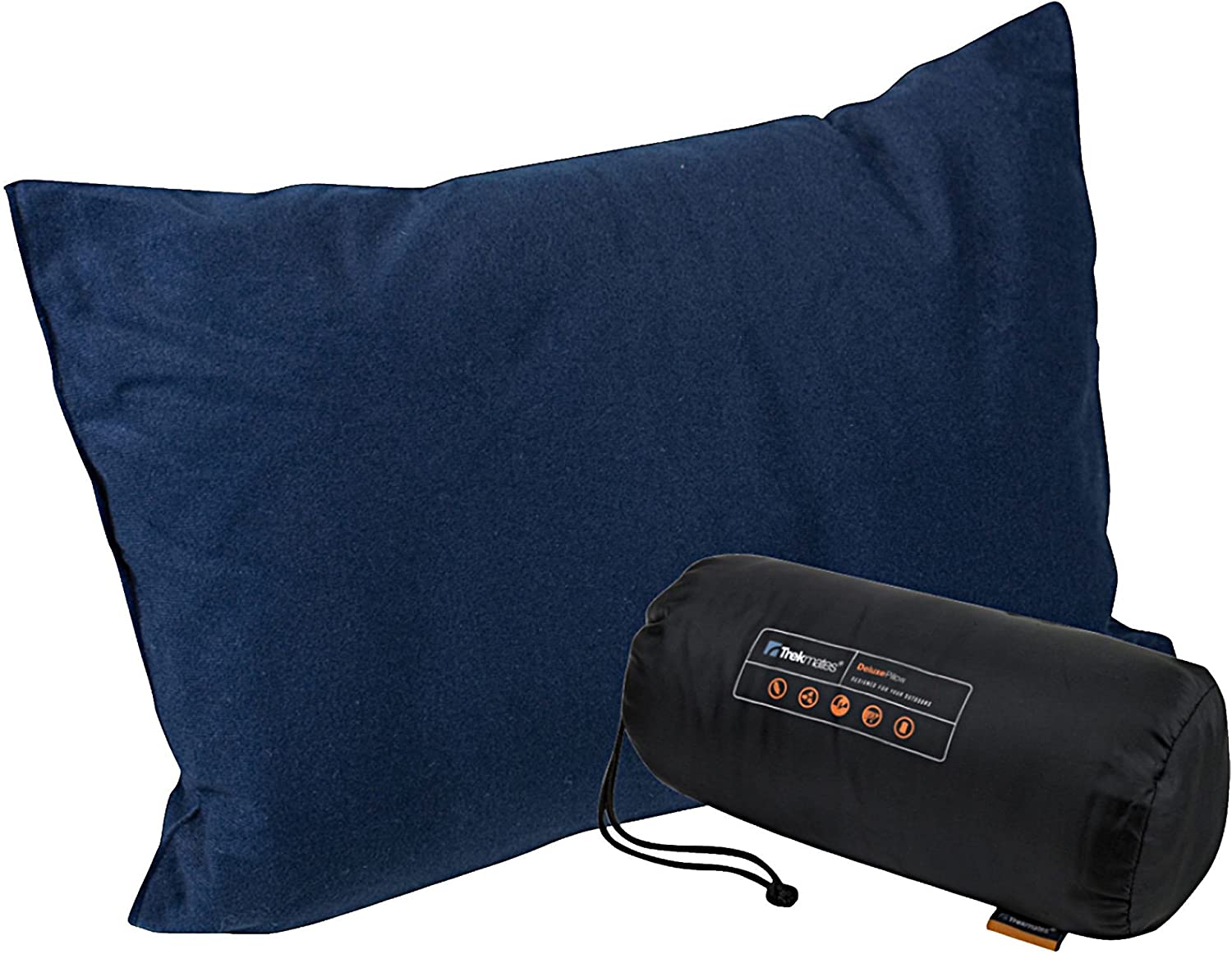 Trekmates Delux Pillow - Blue, Standard (1 Count)