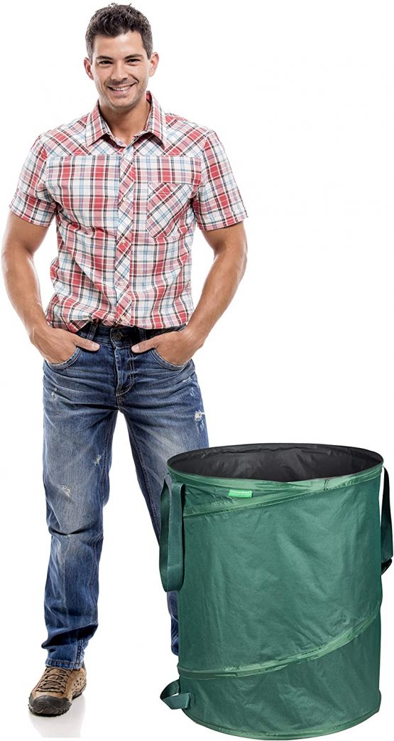 GardenMate pack of 3 x 85L pop-up garden waste bags made of 600D Oxford Polyester (H50 cm, D47 cm) - Image 2