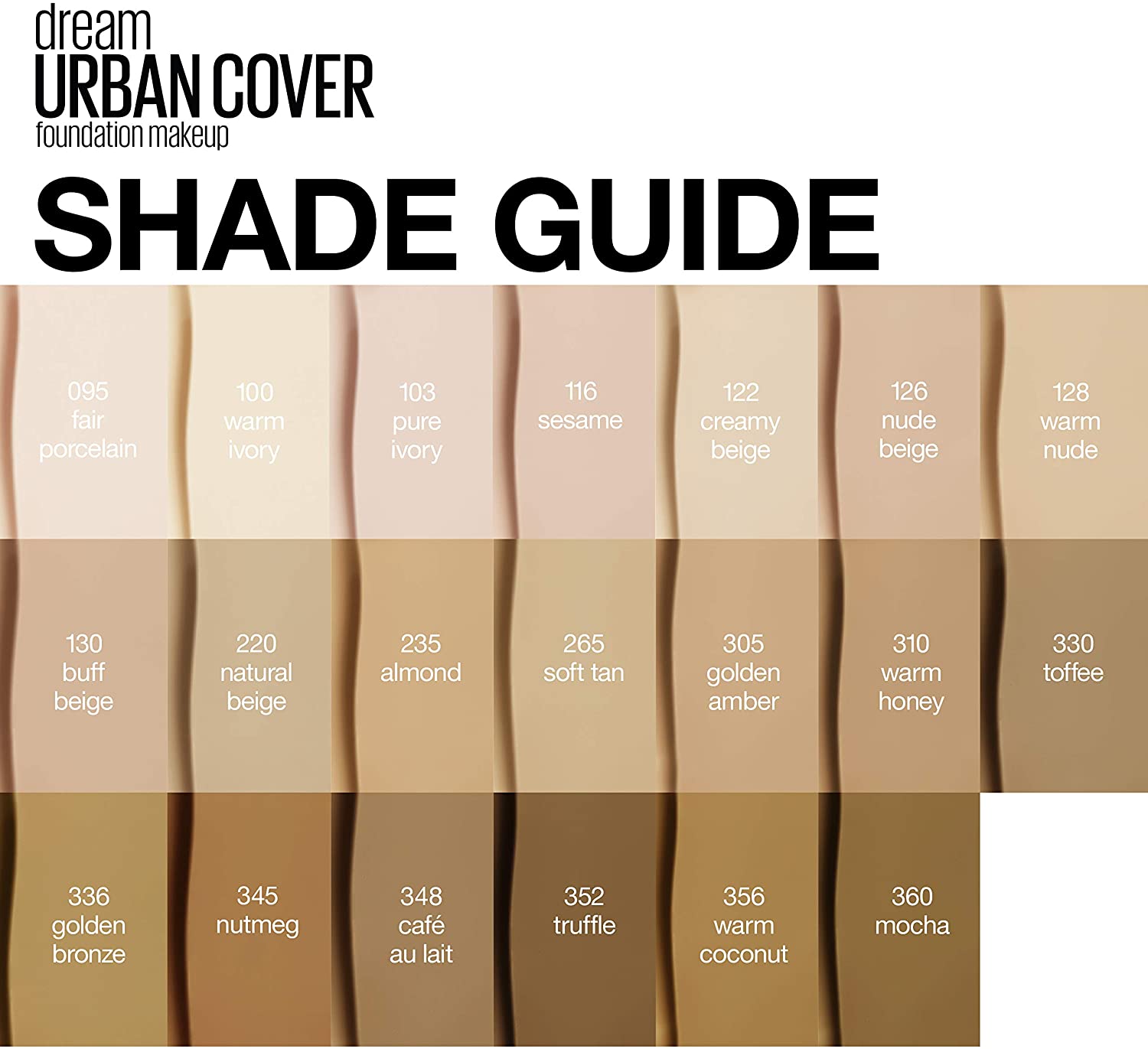 Maybelline Dream Urban Cover All-In-One Protective Makeup SPF 50 305 Golden Amber - Image 4