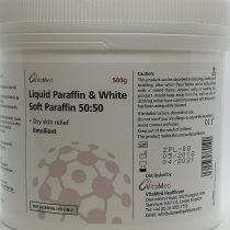 Vitamed Liquid Paraffin and White Soft Paraffin 50:50 Cream 500g Jar