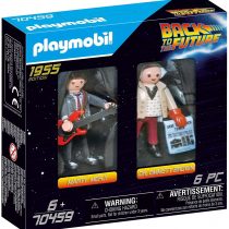 Playmobil 70459 Back to the Future© Marty and Doc, for Children Ages 6+
