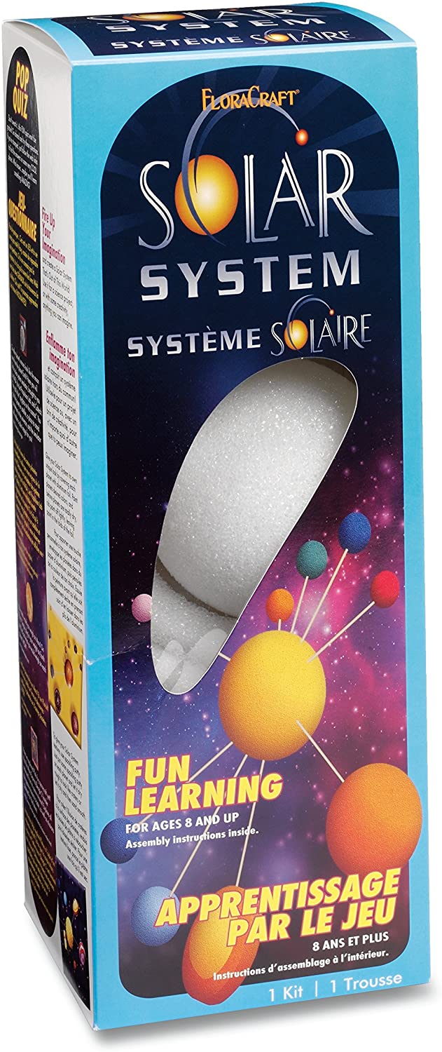 FloraCraft Styrofoam Solar System Kit White BigaMart