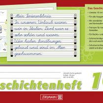 Brunnen 1045990 Story Book Class 1 (A5, 16 Sheets, Ruling 1G)