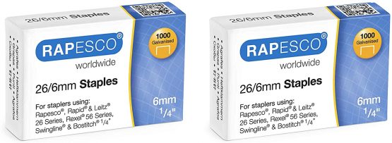 Rapesco 1602 Germ-Savvy Antibacterial Marlin Stapler, 25 Sheet Capacity, Black & 2,000 x 26/6 mm Staples - Image 4