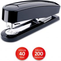 Novus B 4 40 Sheet Capacity High Capacity Office Stapler - Black