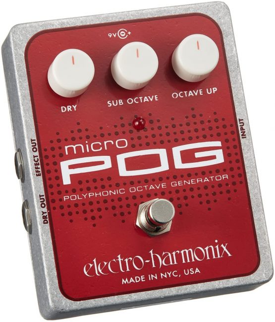 Electro Harmonix Micro POG Polyphonic Octave Generator Guitar Effects Pedal - Image 2
