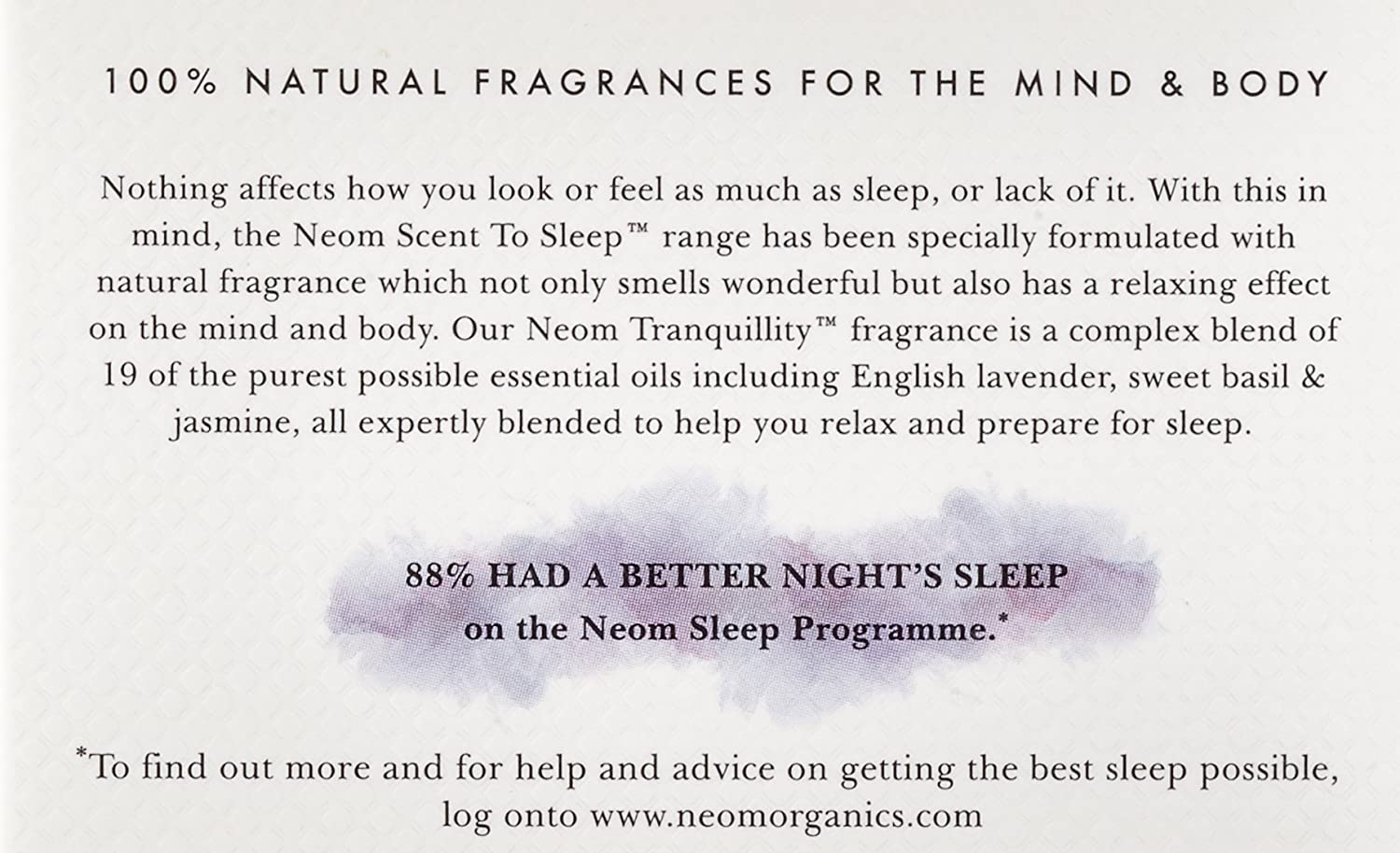 NEOM- Perfect Night's Sleep Scented Candle, Travel Size, White, 75 g (Pack of 1) - Image 3