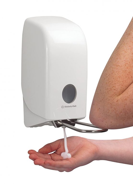 Aquarius, 6955, Hand Cleanser Dispenser, 1 Litre, White, 1 x 1 Dispenser - Image 4