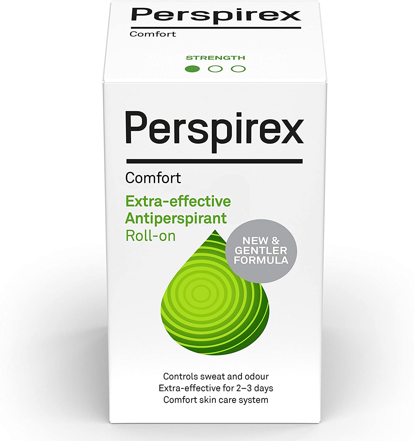 PERSPIREX Extra Strength Antiperspirant Roll On COMFORT 20ml, Fresh Scent 3+ days Odour Protection - Image 2
