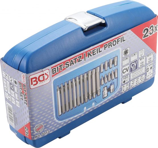 BGS 5013 | Bit Set | 10 mm (3/8") hex Drive | Spline (for Ribe) | 22 pcs. - Image 2