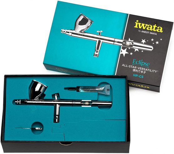 Iwata-Medea Eclipse HP CS Dual Action Airbrush Gun / Gravity Feed - Image 2