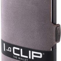 I-CLIP Original Black Soft Touch Urban Grey, Credit Card Holder, Wallet, Money Clip