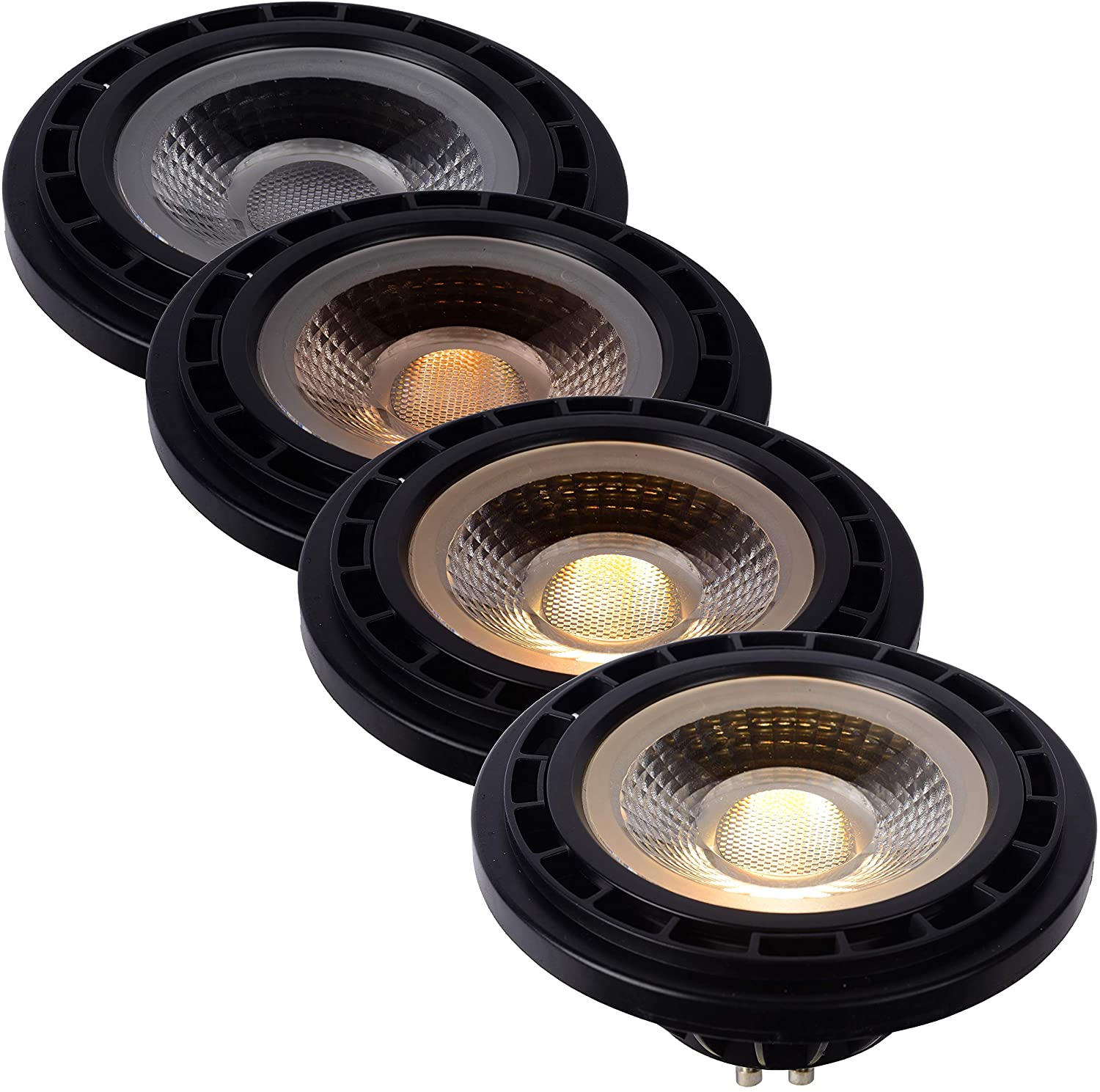 Lucide LED Bulb - Led Bulb - diameter 11 cm - LED Dim to Warm - GU10-1x12W 3000K/2200K - Black - Image 3