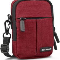 Cullmann - 90202 - MALAGA Compact 200 Camera bag for compact cameras, red - inside dimensions: 70x100x30mm - water-repellent due to 450D Rip-Stop Polyester PU coating